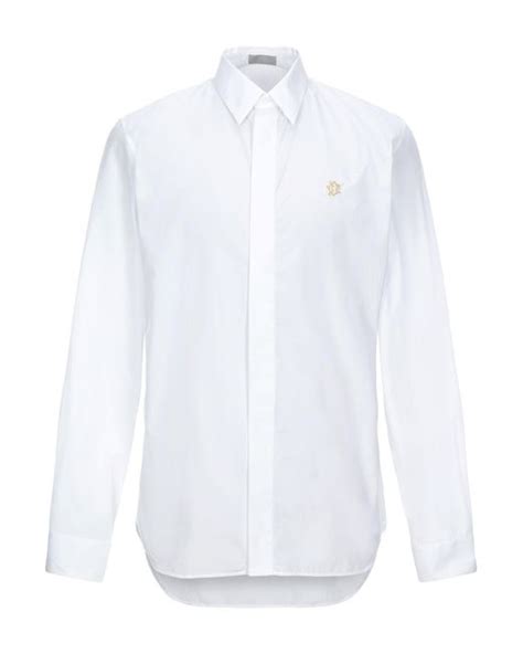 Chemise Dior Homme Blanc taille M International en Coton.